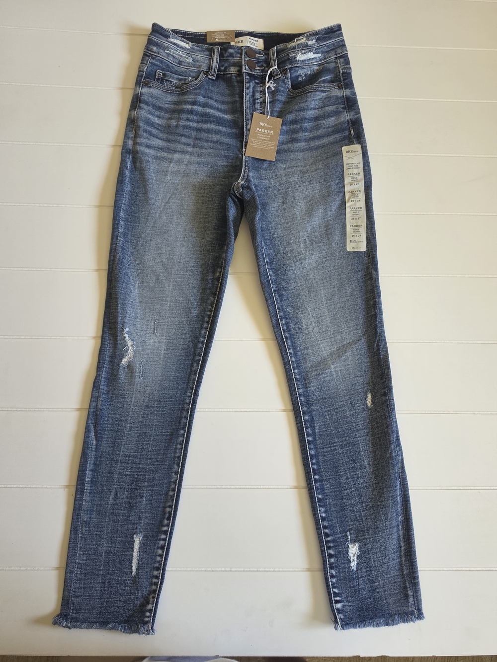 NEW Bke Parker Universal Fit High-Rise Ankle Skinny Size 26 x 27